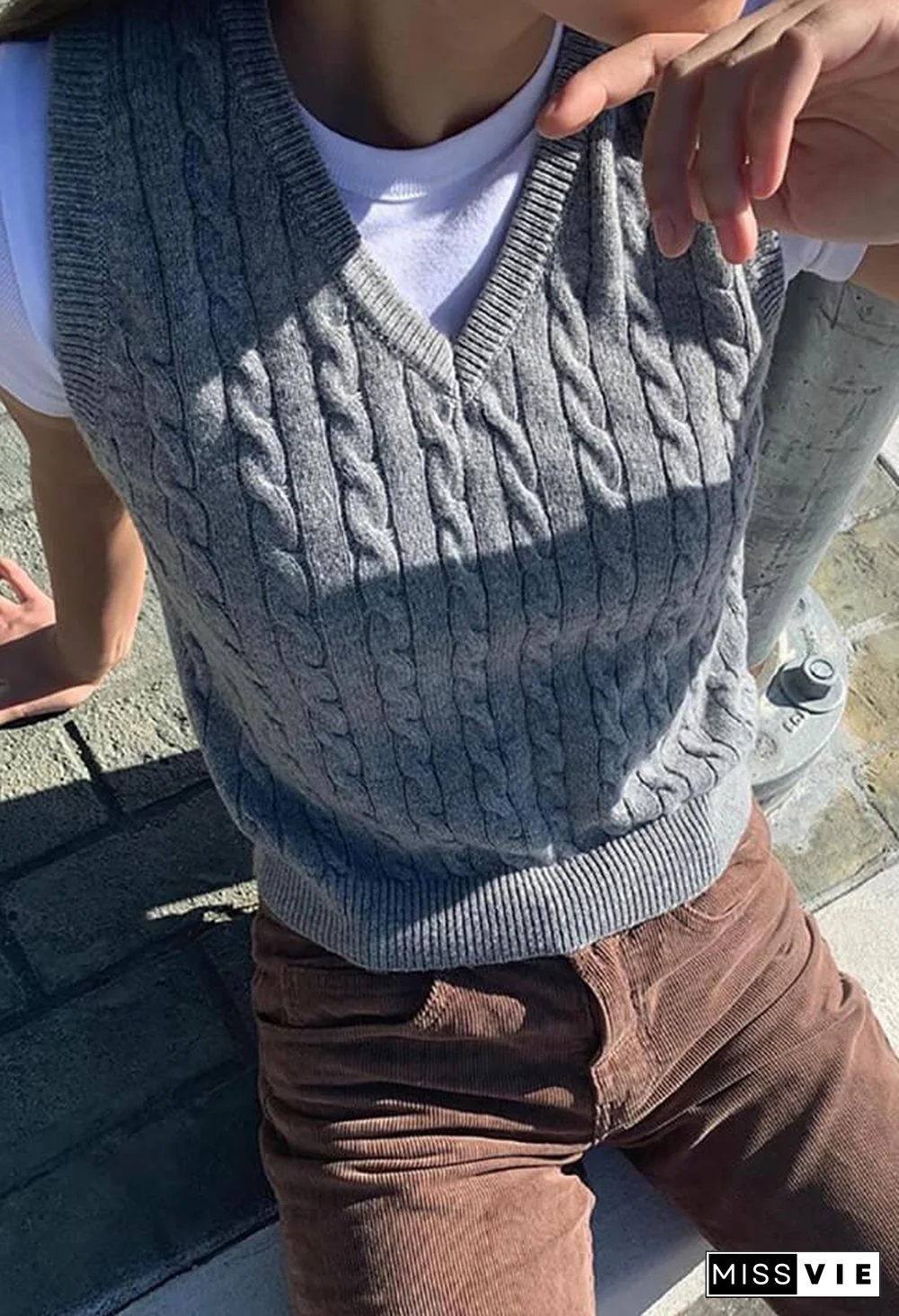 Twist Sweater Vest