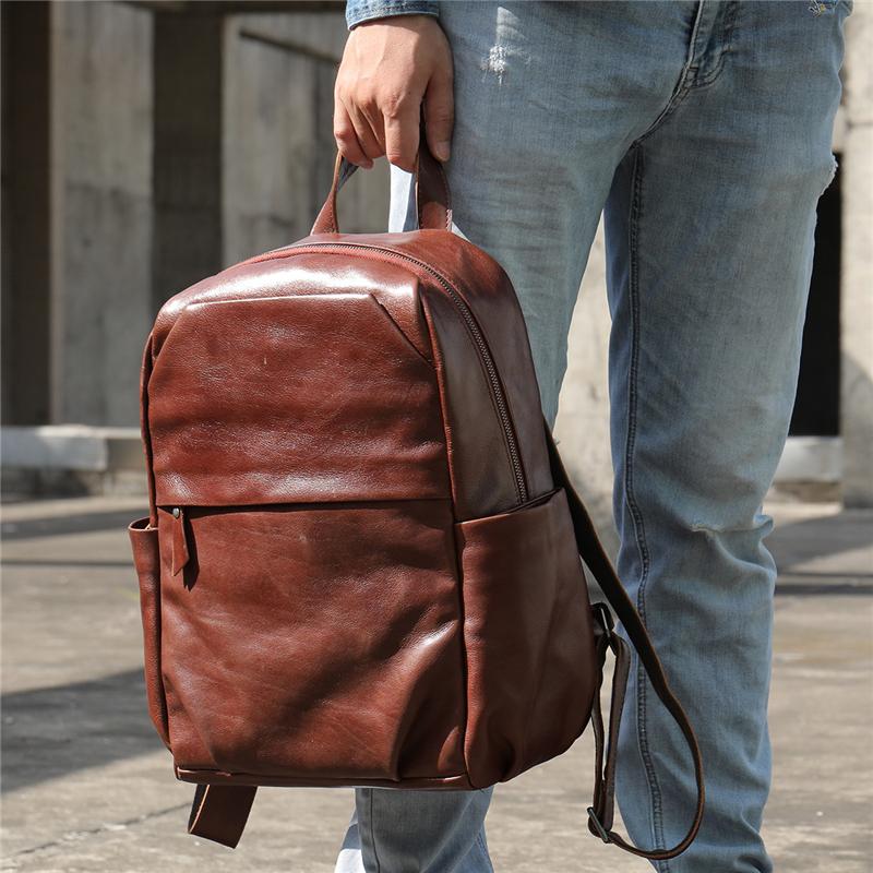 Simple Style Vintage Outdoor Casual Fashion Durable Business Backpack