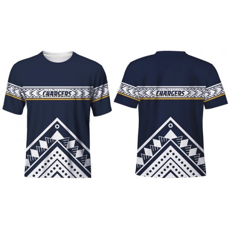 Men's Los Angeles Chargers Navy T-Shirt 57Q6