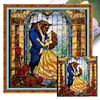 Disney-Beauty And The Beast-14CT Stamped Cross Stitch 50*50cm/19.69*19.69in