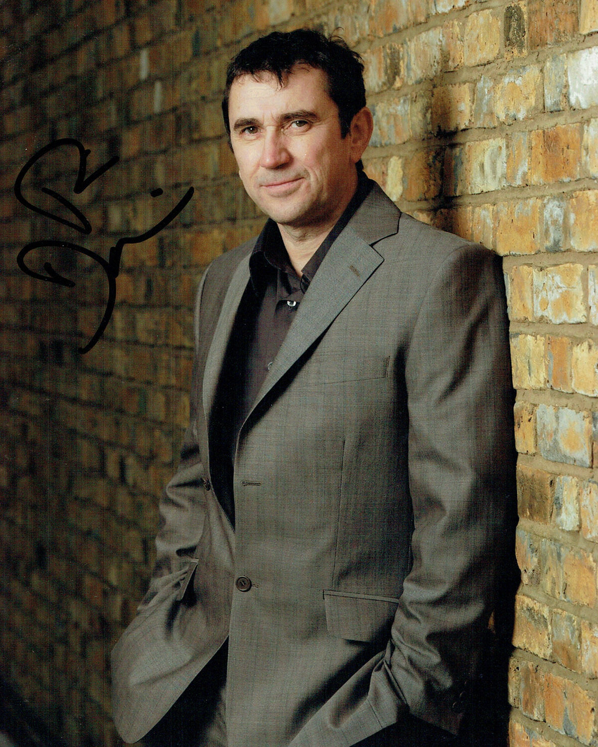 Phil DANIELS SIGNED Autograph Eastenders 10 x 8 Photo Poster painting AFTAL COA