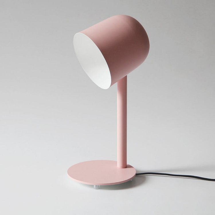Novelty Macaron Bell Shade Nightstand Light Metal 1 Bulb Kids Bedroom Table Lamp