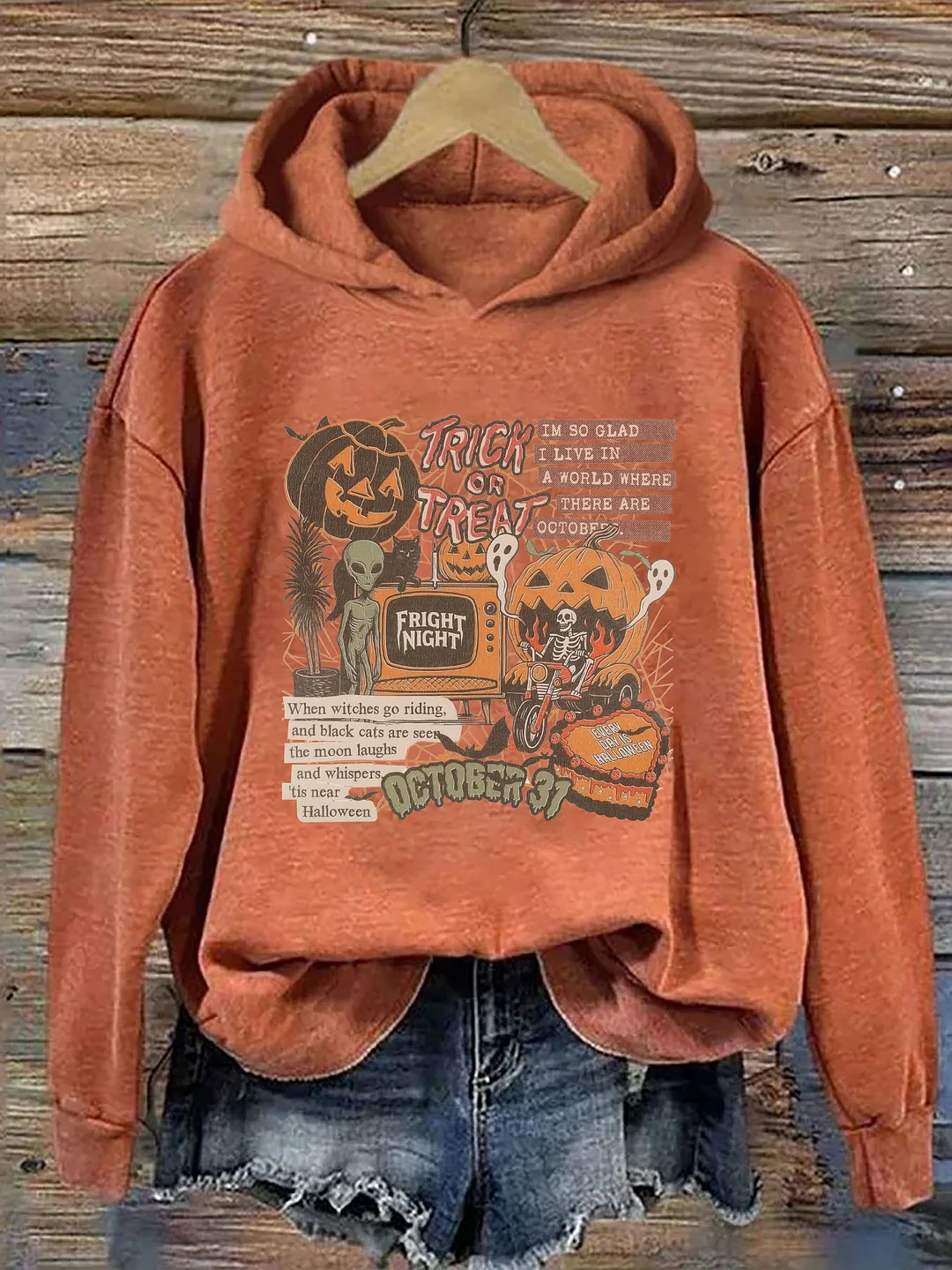 Halloween Collage Hoodie