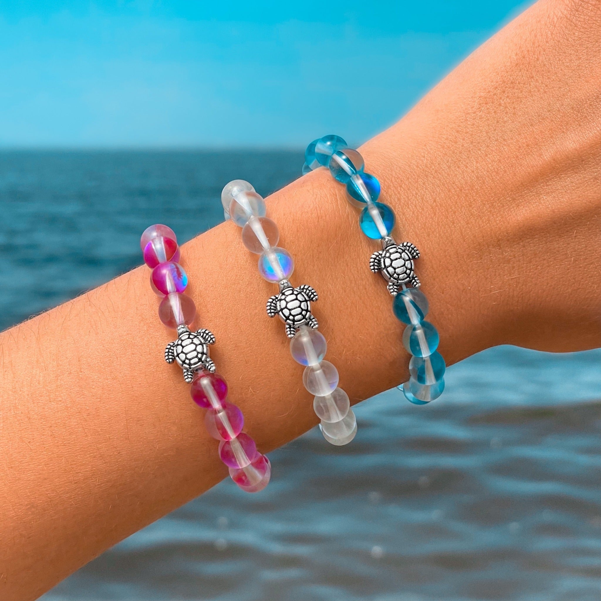 Sea Turtle Crystal Bracelet