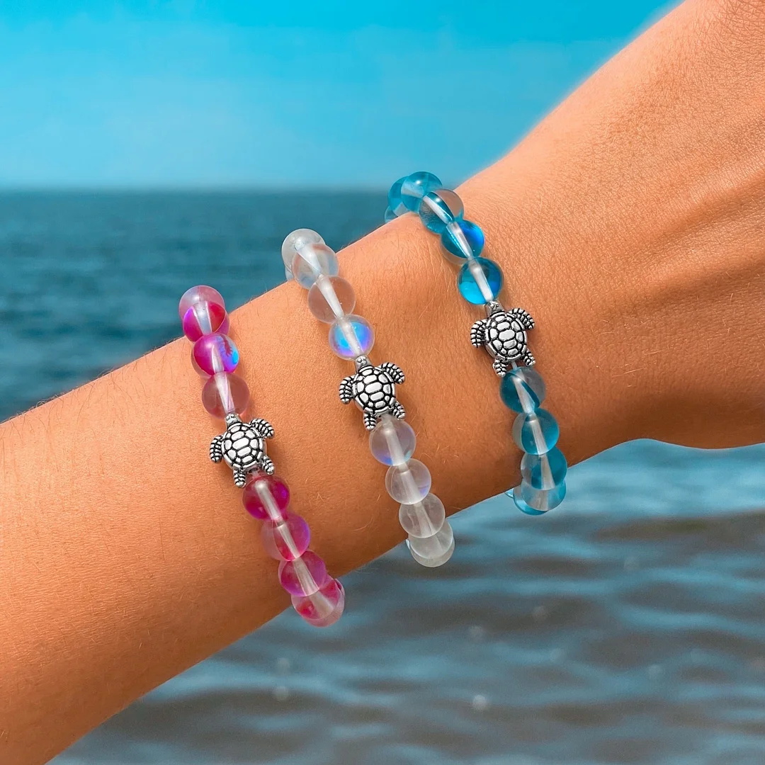Sea Turtle Crystal Bracelet
