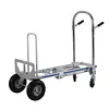 [US Local Warehouse] 2 in 1 Industrial Convertible Stair Climbing Car 1000 LBS Capacity Folding Hand Truck with Wheels for Transport & Moving