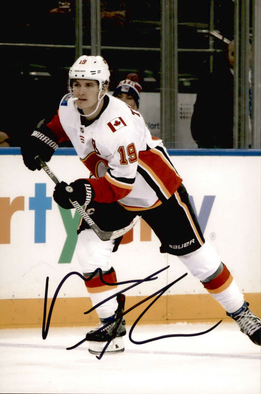 Matthew Matt Tkachuk SIGNED autographed 4x6 Photo Poster painting CALGARY FLAMES #17