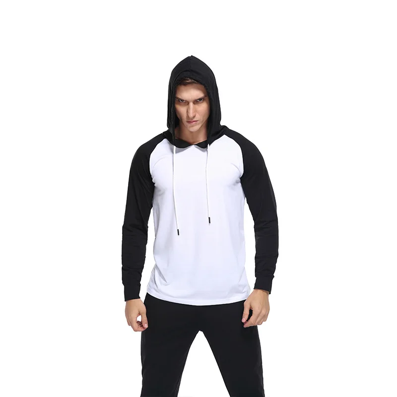 Men's Long-Sleeved T-Shirts Men's Clothing Hooded T-Shirts