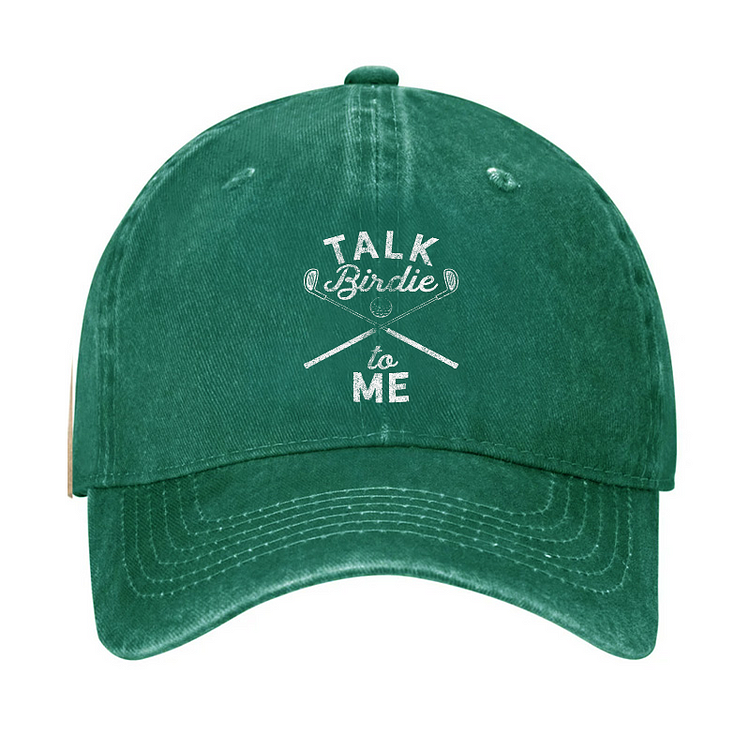 Talk Birdie to Me Funny Golf Hat