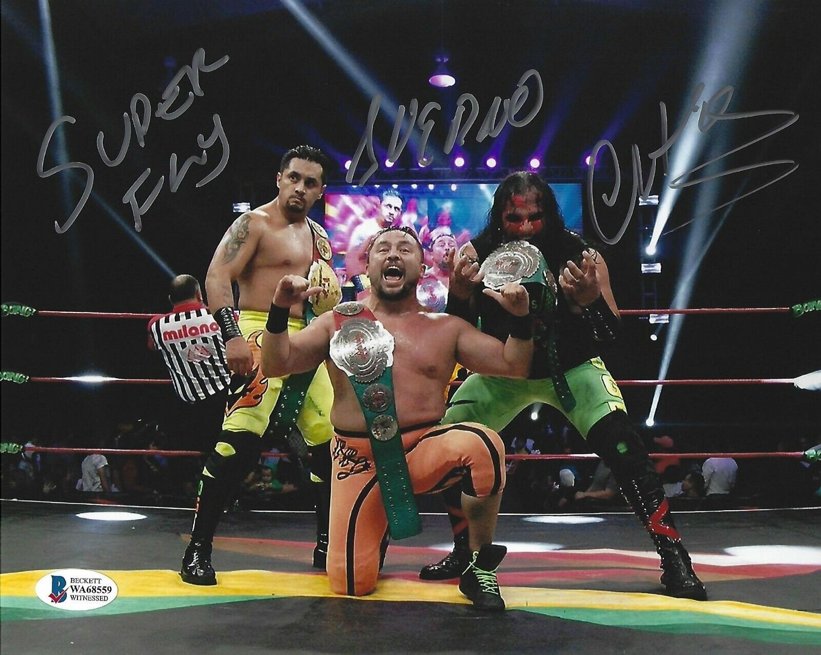 Super Fly & Averno Chessman OGTs Signed 8x10 Photo Poster painting BAS Beckett COA AAA Autograph