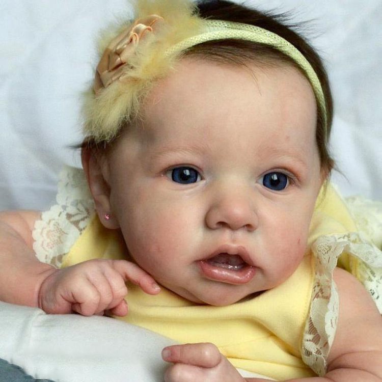  20" Sweet Dakoda Realistic Reborn Newborn Baby Toddler Girl "Breathing" or "Coos" And Has A "Heartbeat" - Reborndollsshop®-Reborndollsshop®