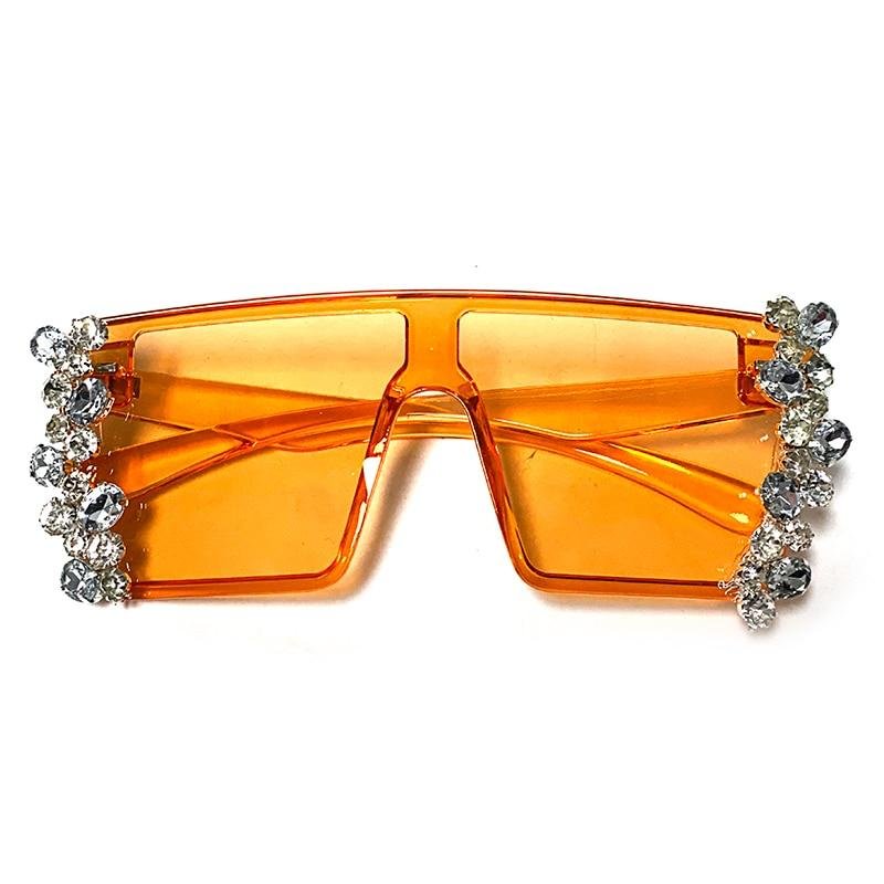 Oversized Square Sunglasses-VESSFUL