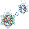 Flocon de neige d’hiver - pendentif bricolage 5d