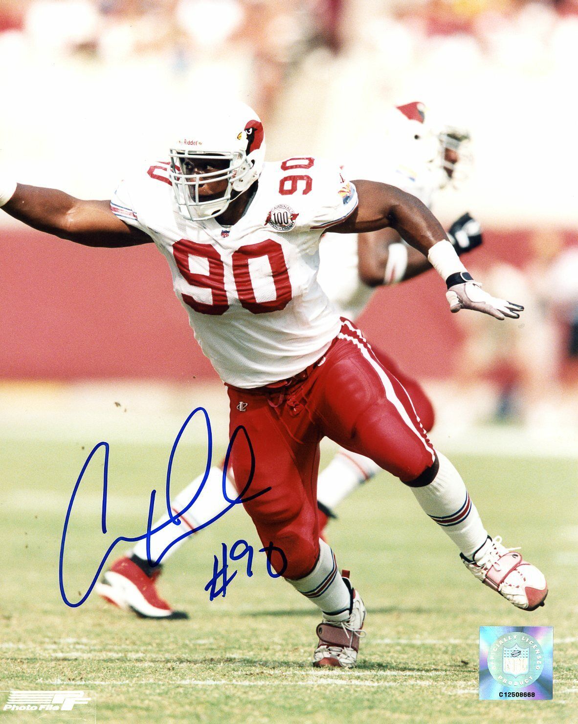 Andre Wadsworth autographed 8x10 Arizona Cardinals#S149