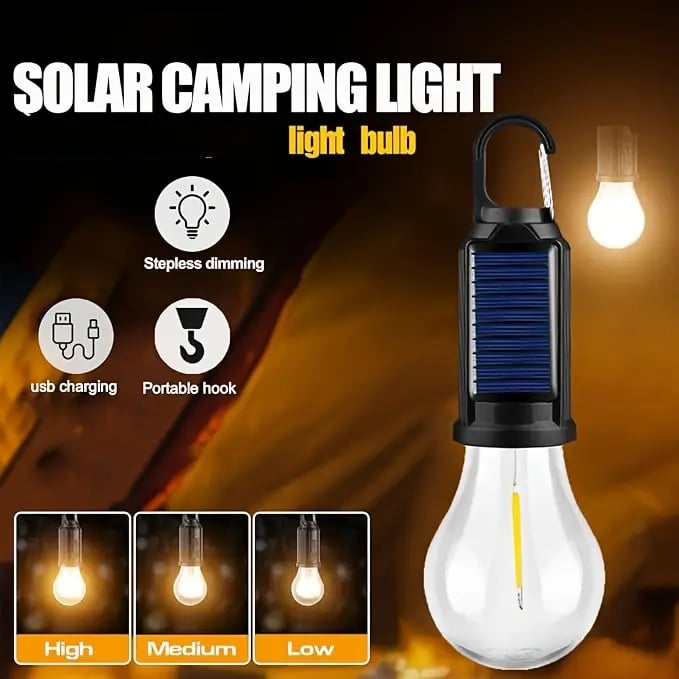 1 2 4 pack led camping lantern usb rechargeable outdoor tent light with clip hook polished abs material solar powered lithium battery non color changing ideal for valentines day thanksgiving christmas new year spring festival camping essentials flashlight details 2