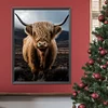Diamond Painting-DIY Full Round Drill Highland Calf