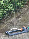 Aluminum Tube Swing Sprinkler 4 Modes Irrigation Sprinkler Rustproof Garden Tool
