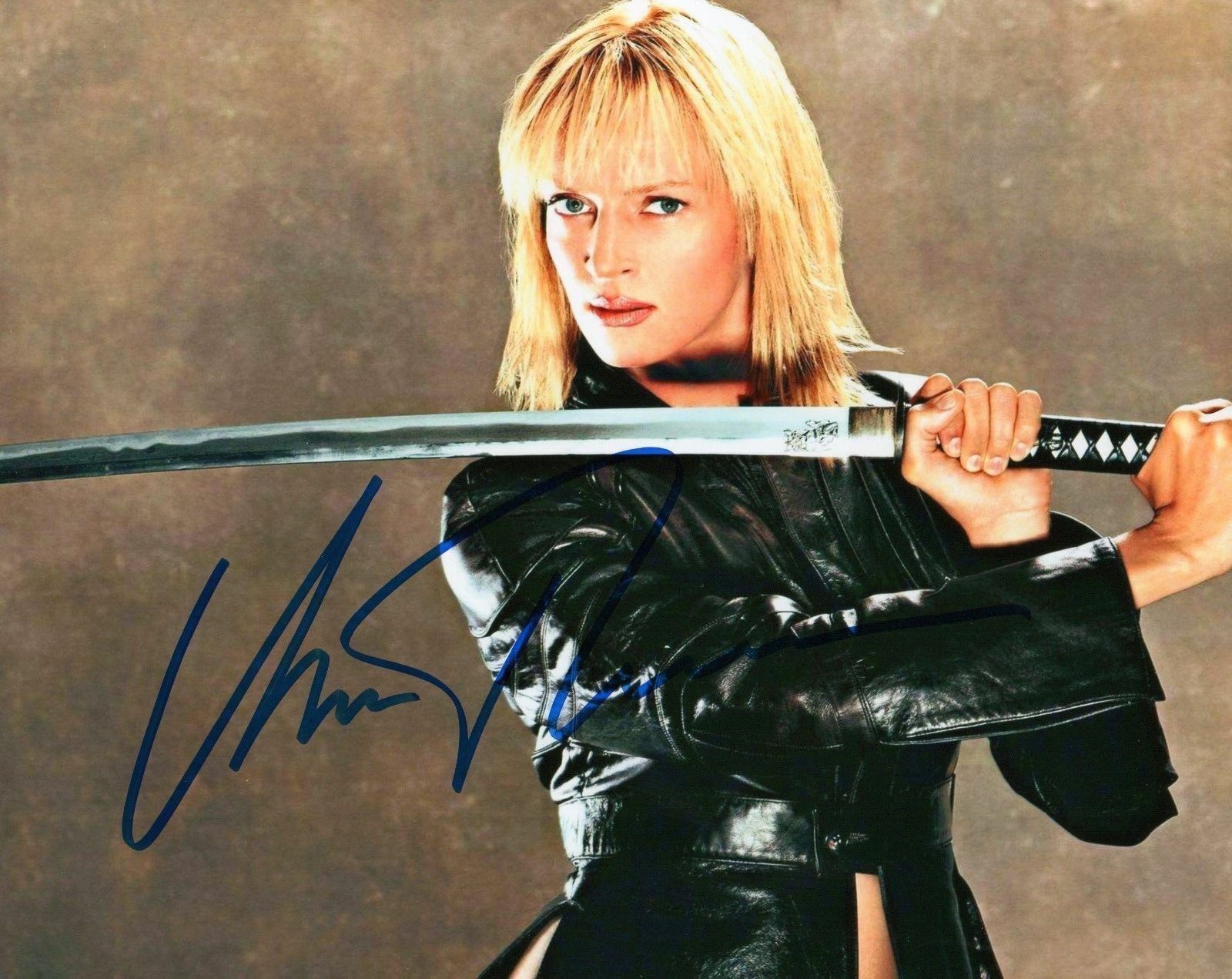 UMA THURMAN - KILL BILL AUTOGRAPHED SIGNED A4 PP POSTER Photo Poster painting PRINT 7