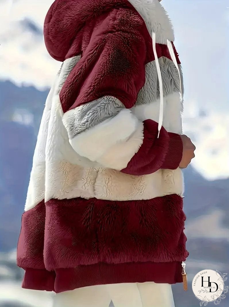 Trendy Tie-Dye Hooded Jacket