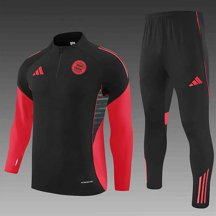 25-26 Bayern Munich black training kit football jersey, 1:1 replica, Thai quality.