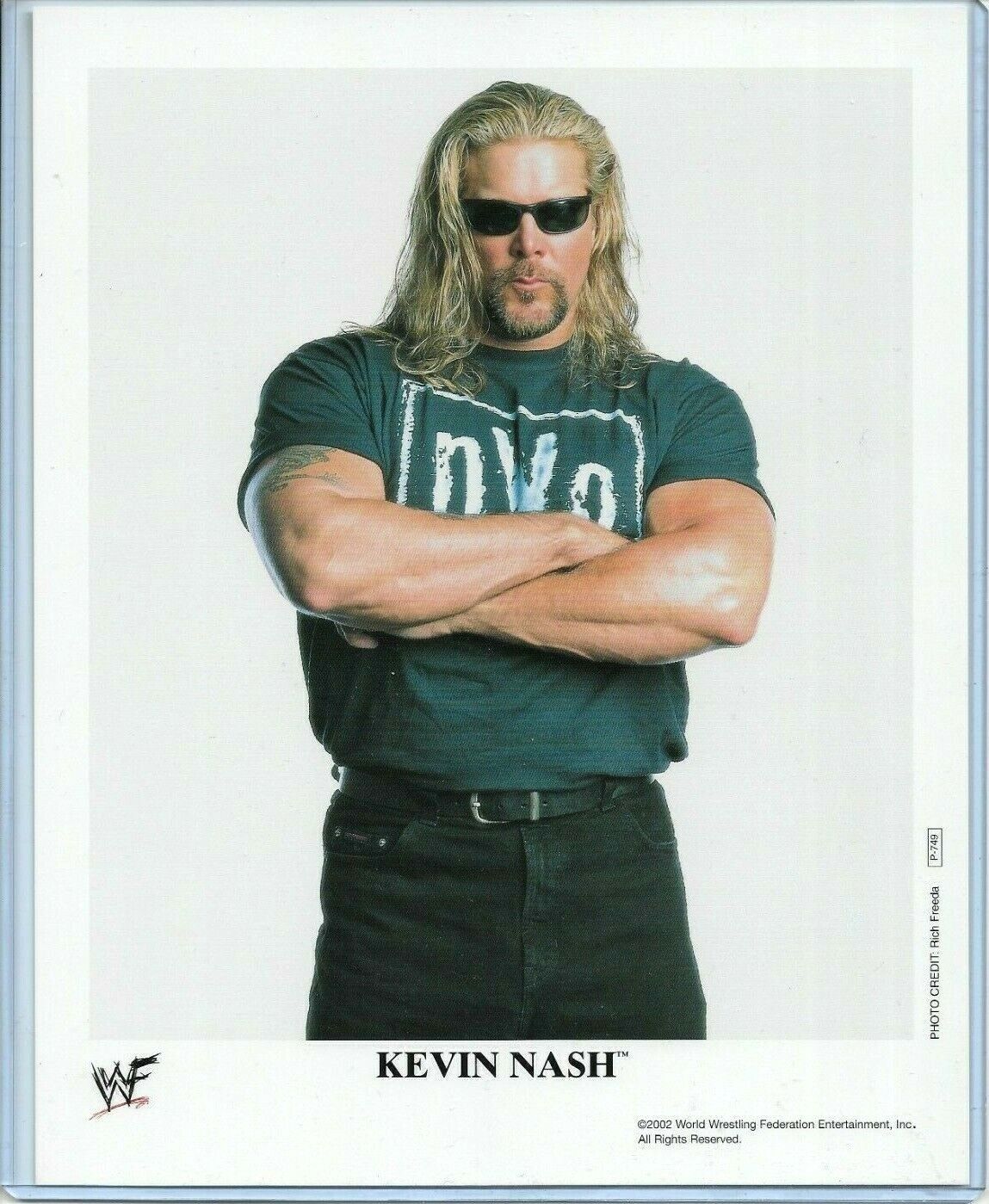 WWE KEVIN NASH NWO P-749 OFFICIAL LICENSED ORIGINAL 8X10 PROMO Photo Poster painting VERY RARE