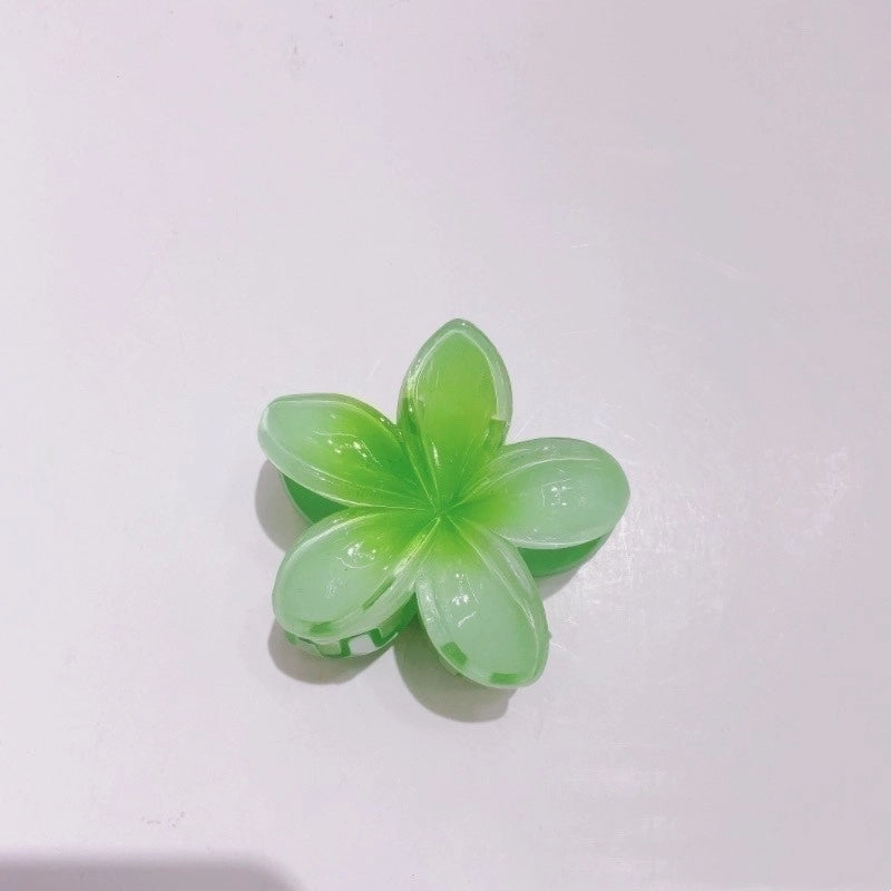 2 Pieces Women’s Sweet Flower Arylic Hair Claws