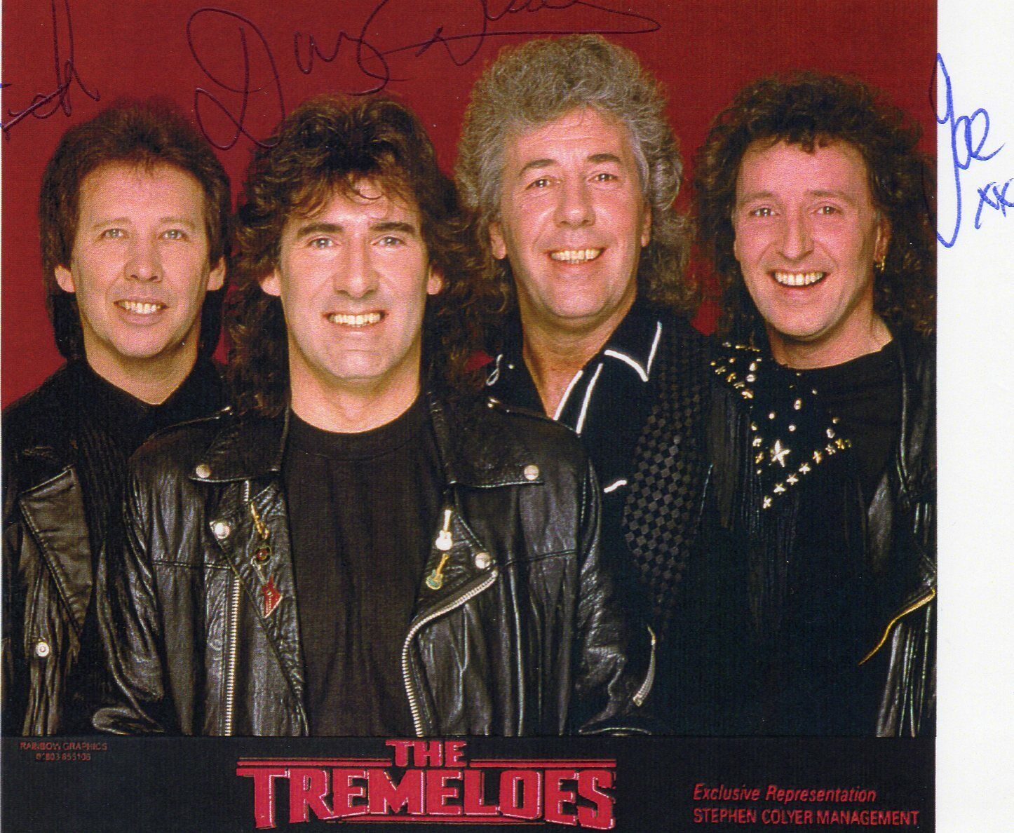 THE TREMELOES AUTOGRAPH, 1960s POP MUSIC