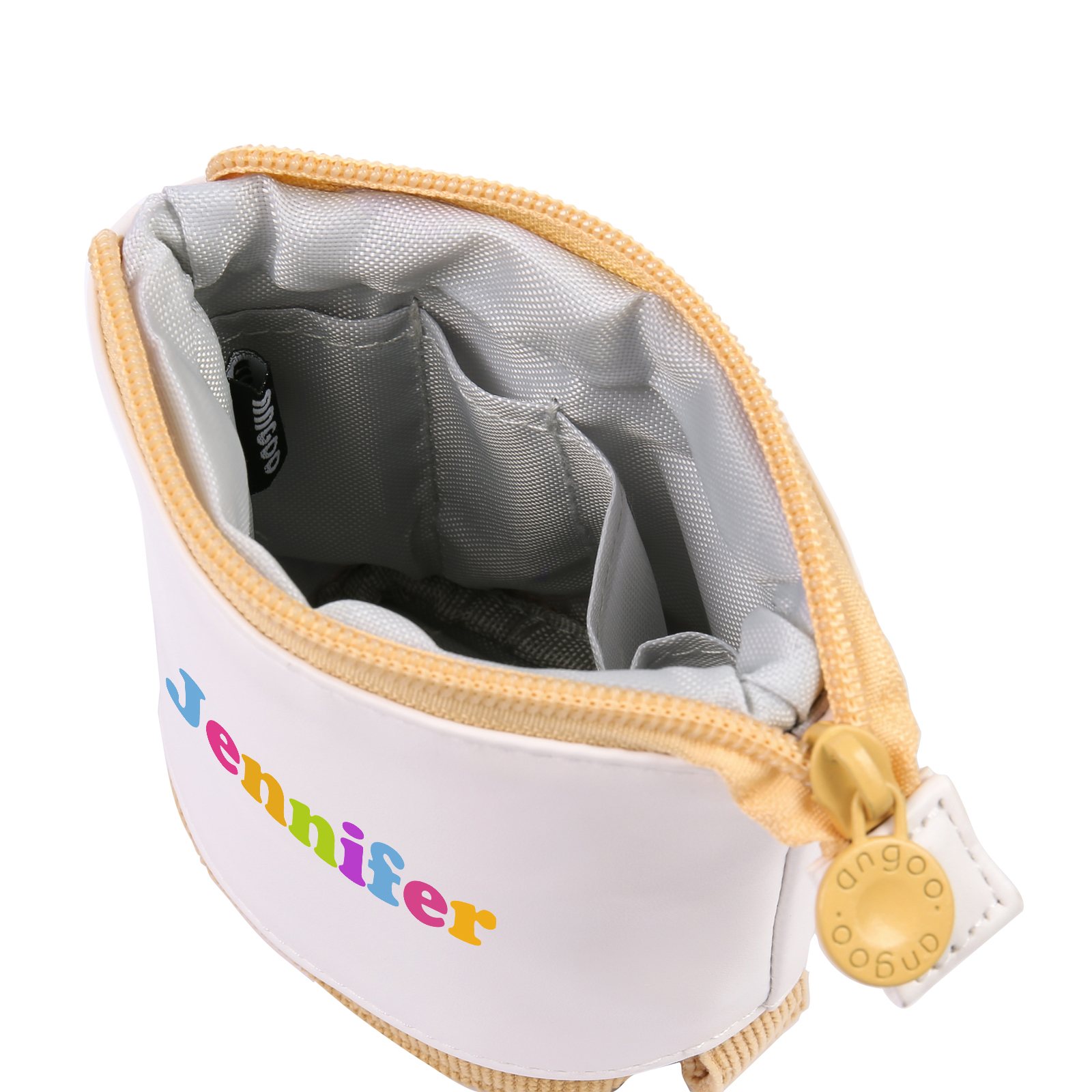 Astuccio per matite personalizzato con 1 nome colorato per scuola elementare bambini