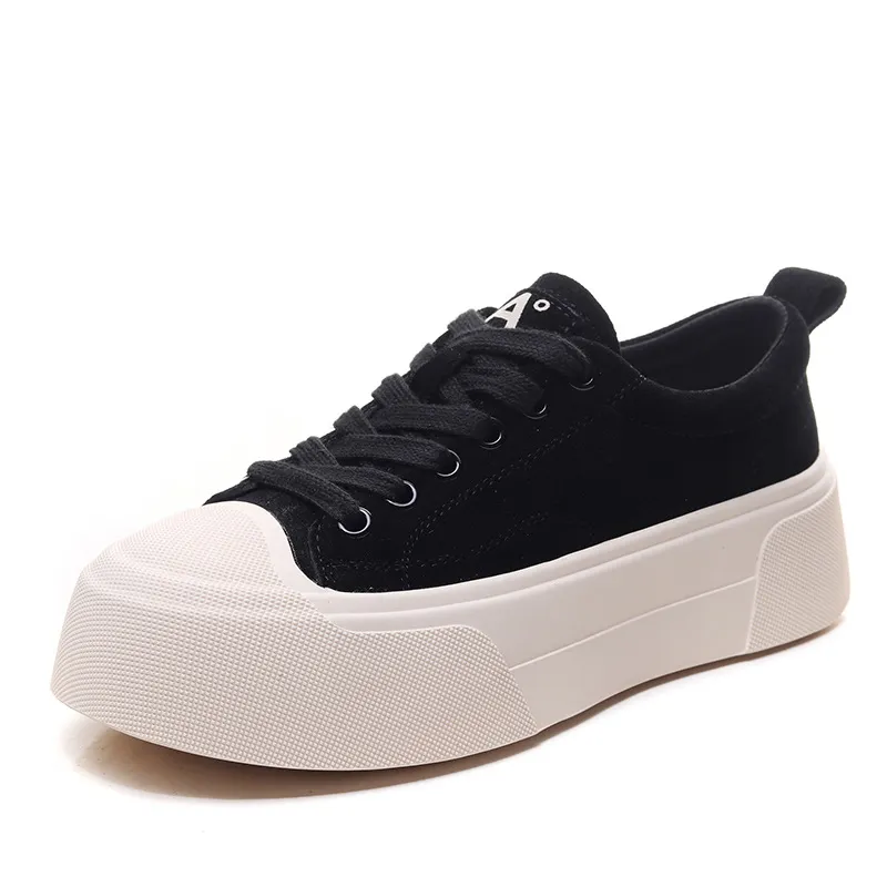 Yyvonne Retro Thick-Slate Shoes Women Autumn And Winter New Round Head Fashion Casual Single Shoes Women