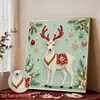 DIY Pearl Painting - Handmade Self - Adhesive Pearls - Christmas Reindeer