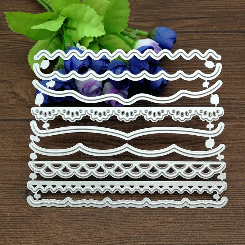 9pcs/Set Decorative Cards Metal Cutting Dies Stencils for DIY Scrapbooking/photo album Decorative Embossing DIY Paper Cards