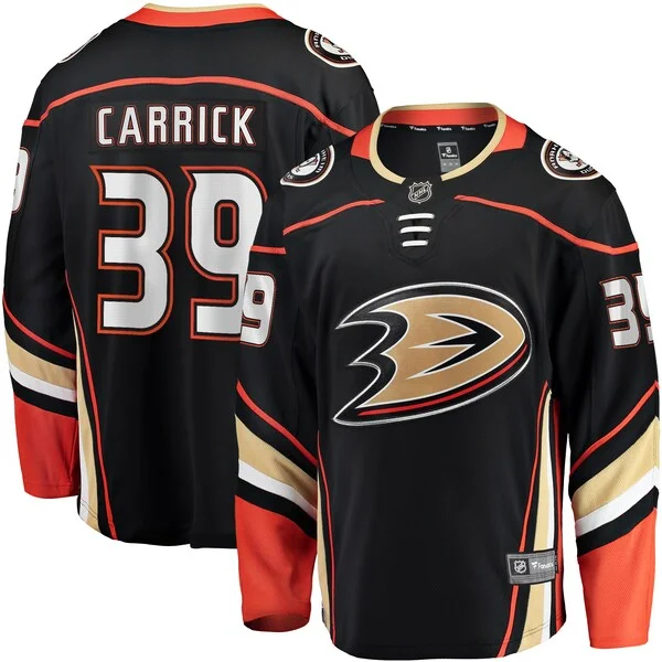Sam Carrick Anaheim Ducks Fanatics Branded Home Breakaway Player Jersey - Black