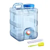 Portable Container with Faucet Camping Equipment Outdoor Water Bucket for Hiking