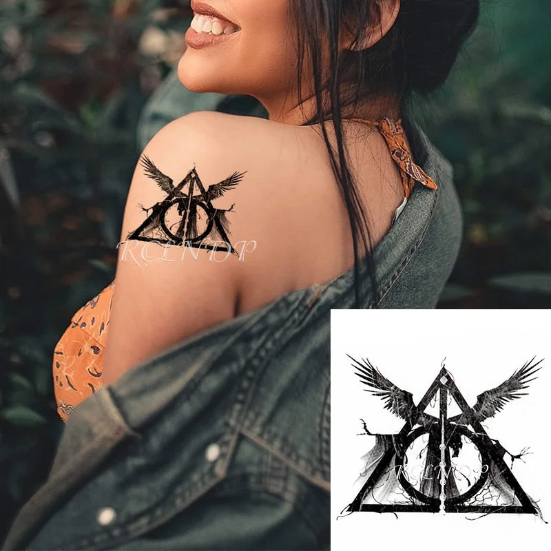 Waterproof Temporary Tattoo Sticker Sexy Girl Medusa Snake Hair Arm Hand Back Leg Art Flash Tatoo Fake Tatto for Women Men