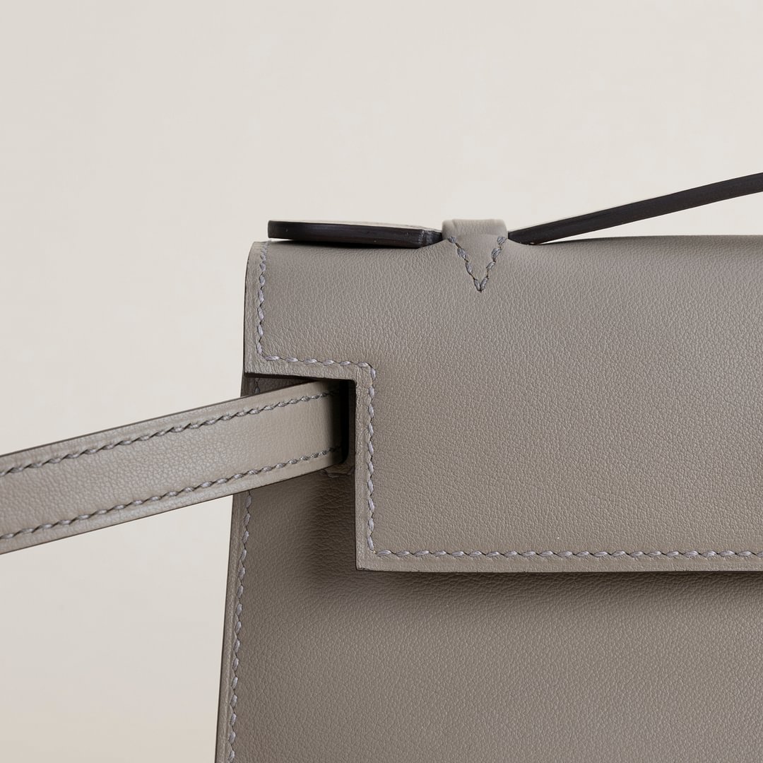 Kelly pochette Swift M8 Gris asphalte PHW