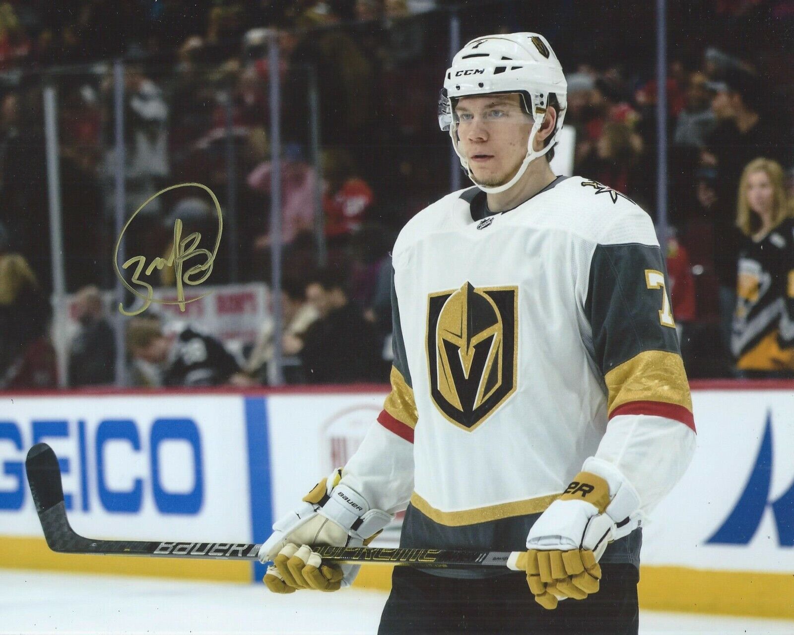 Valentin Zykov Signed 8x10 Photo Poster painting Vegas Golden Knights Autographed COA