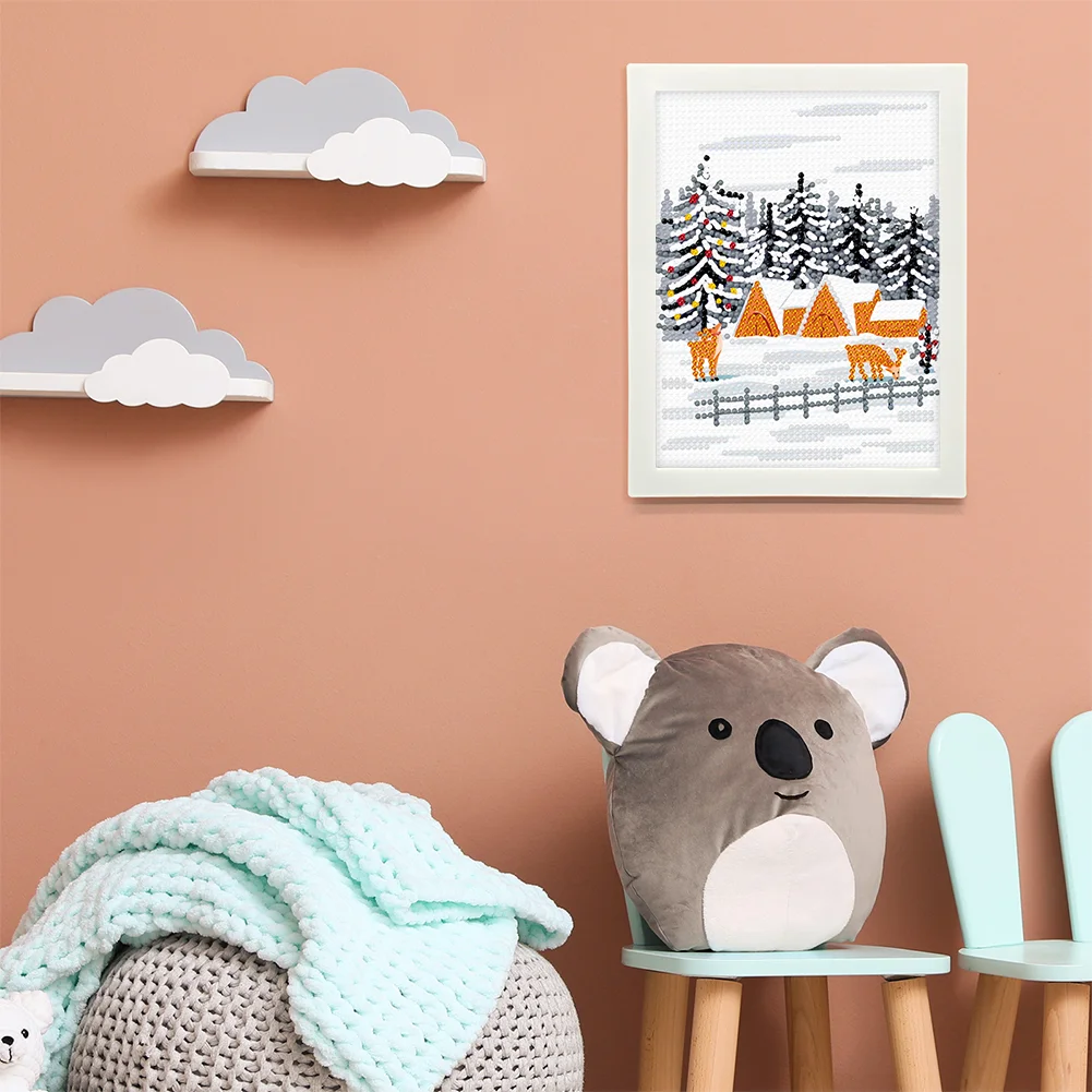 DIY Landscape Full Drill Diamond Painting for Beginners(Canvas|15*20cm)【with Plastic Frame】