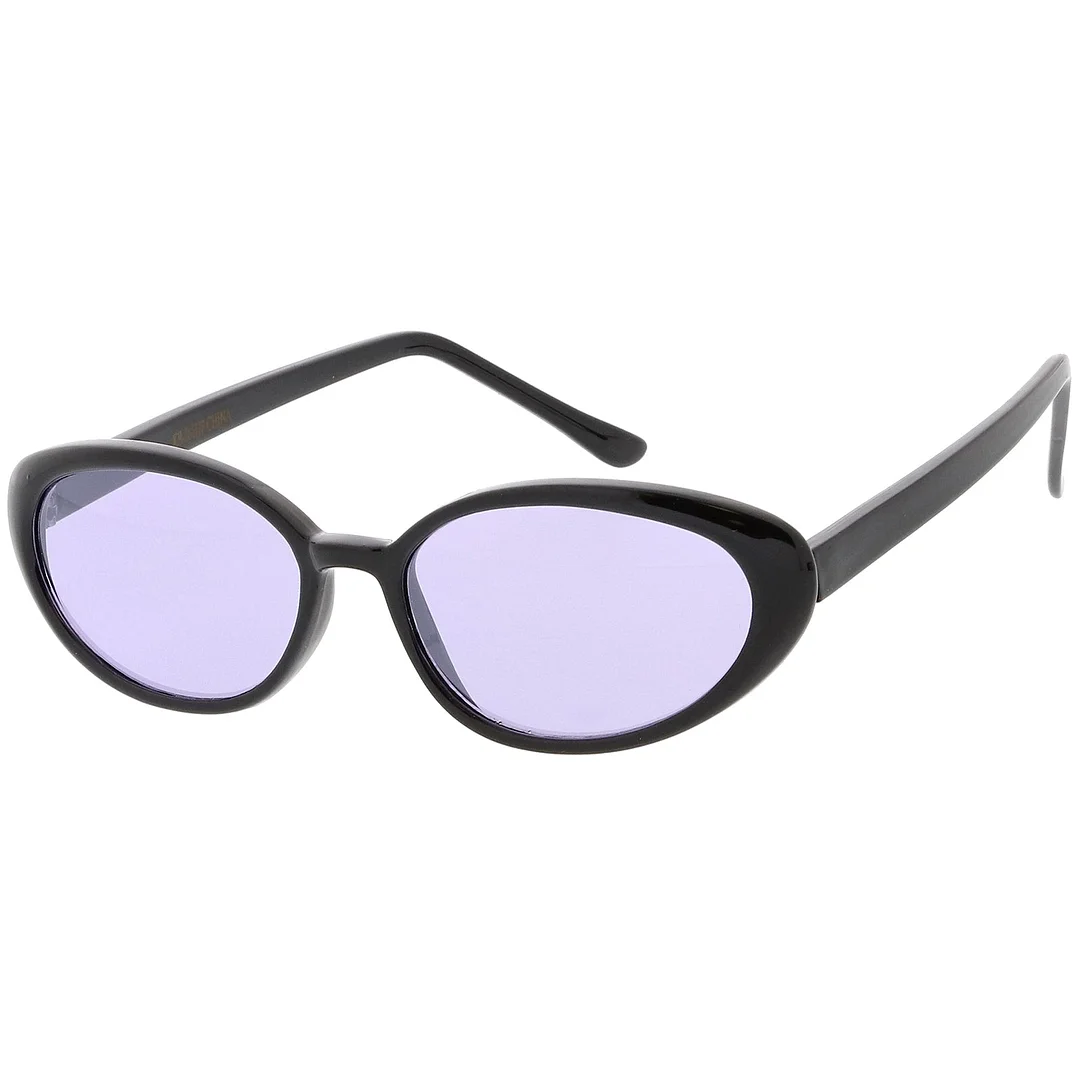 True Vintage Cat Eye Color Tinted Lens Oval glasses 51mm