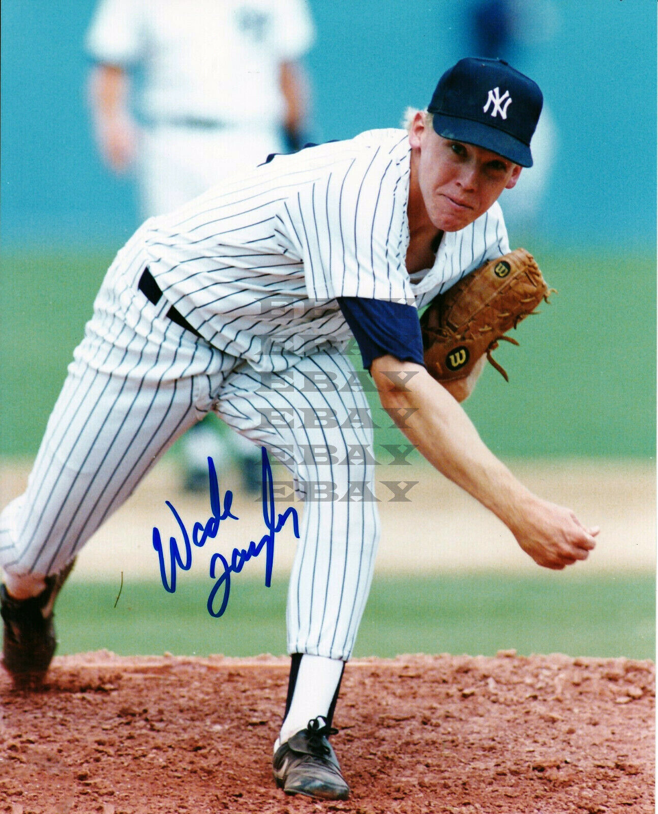 Wade Taylor 1991 NY Yankees Signed 8x10 autographed Photo Poster painting Reprint