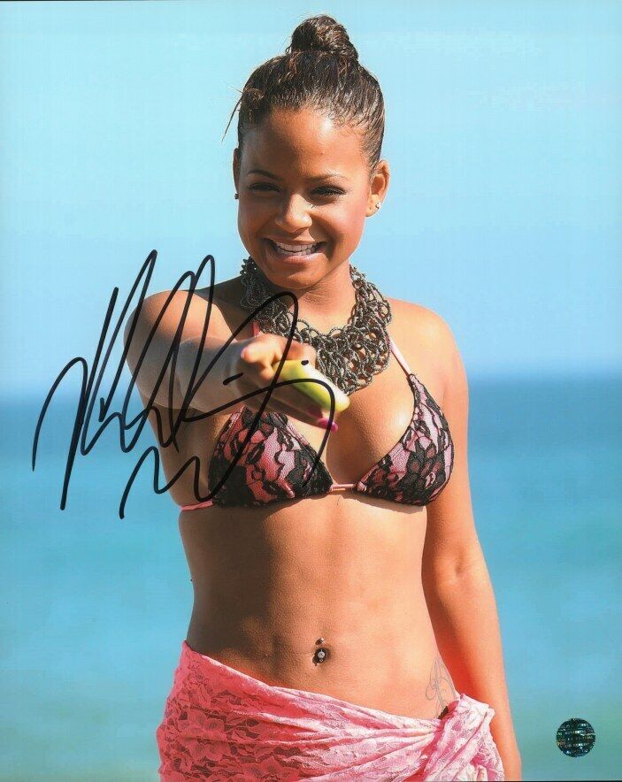 Christina Milian Autographed Original 8x10 Photo Poster painting LOA TTM