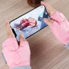 Gants chauffants sans doigts rechargeables par USB