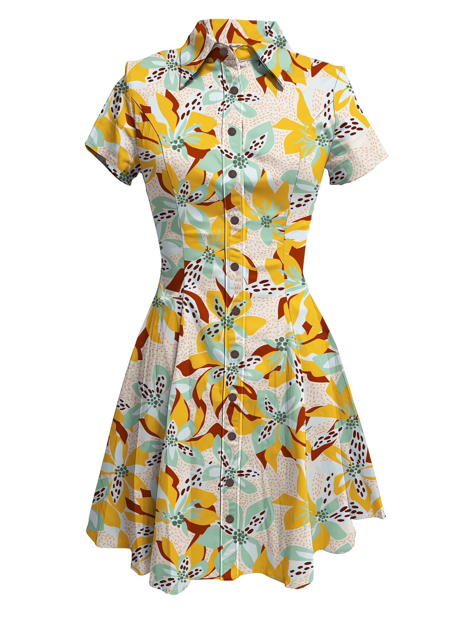 【Annick X Boozelele】Tropical Combo - 100% Cotton Dress