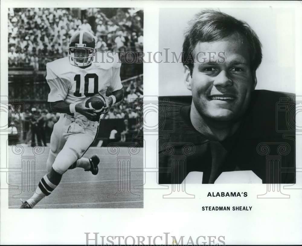 Press Photo Poster painting University of Alabama Football Player Steadman Shealy - nox55531