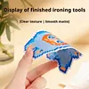 Thickened Ironing Paper | Fuse Bead Tool, Heat Resistant Non-stick, Reusable, Panda Edge Binding, Easy Demolding for Perler Bead Crafts(15x20cm)