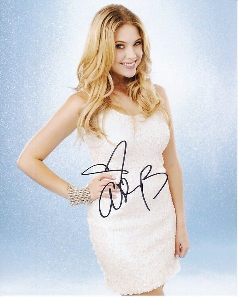 Ashley benson signed 8x10 Photo Poster painting pretty little liars & days of our lives