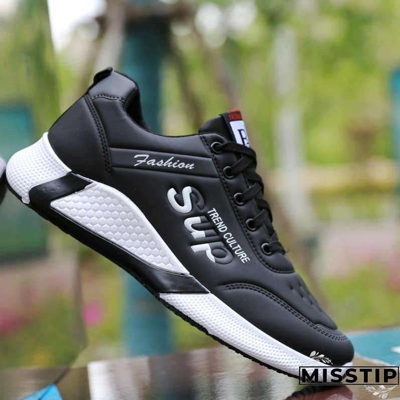 Slouchy Men's Sports Korean White Outdoor Casual Shoes