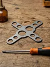 Dental turbine handpiece wrench