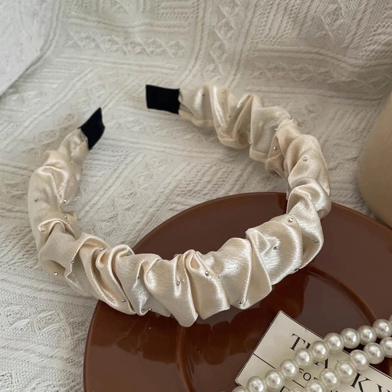 Elegant Retro Solid Color Cloth Hair Band