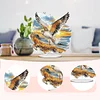 2D Flat Eagle DIY Acrylic Table Top Diamond Painting Ornament Kits for Adults