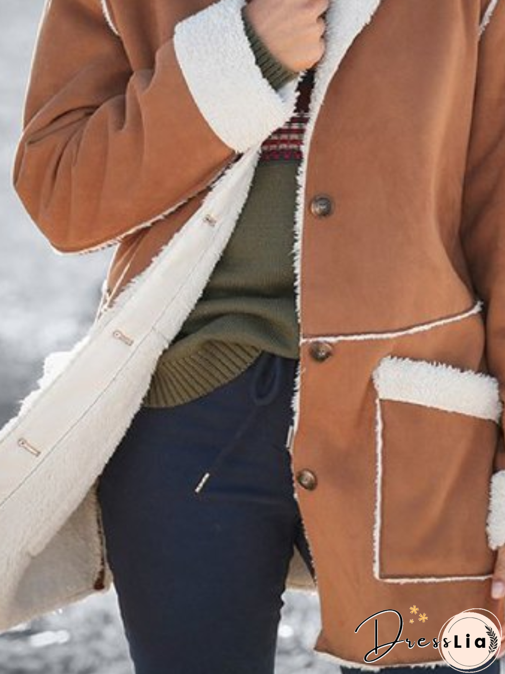 Autumn Long sleeve Hooded Cotton-Blend Jacket for Women